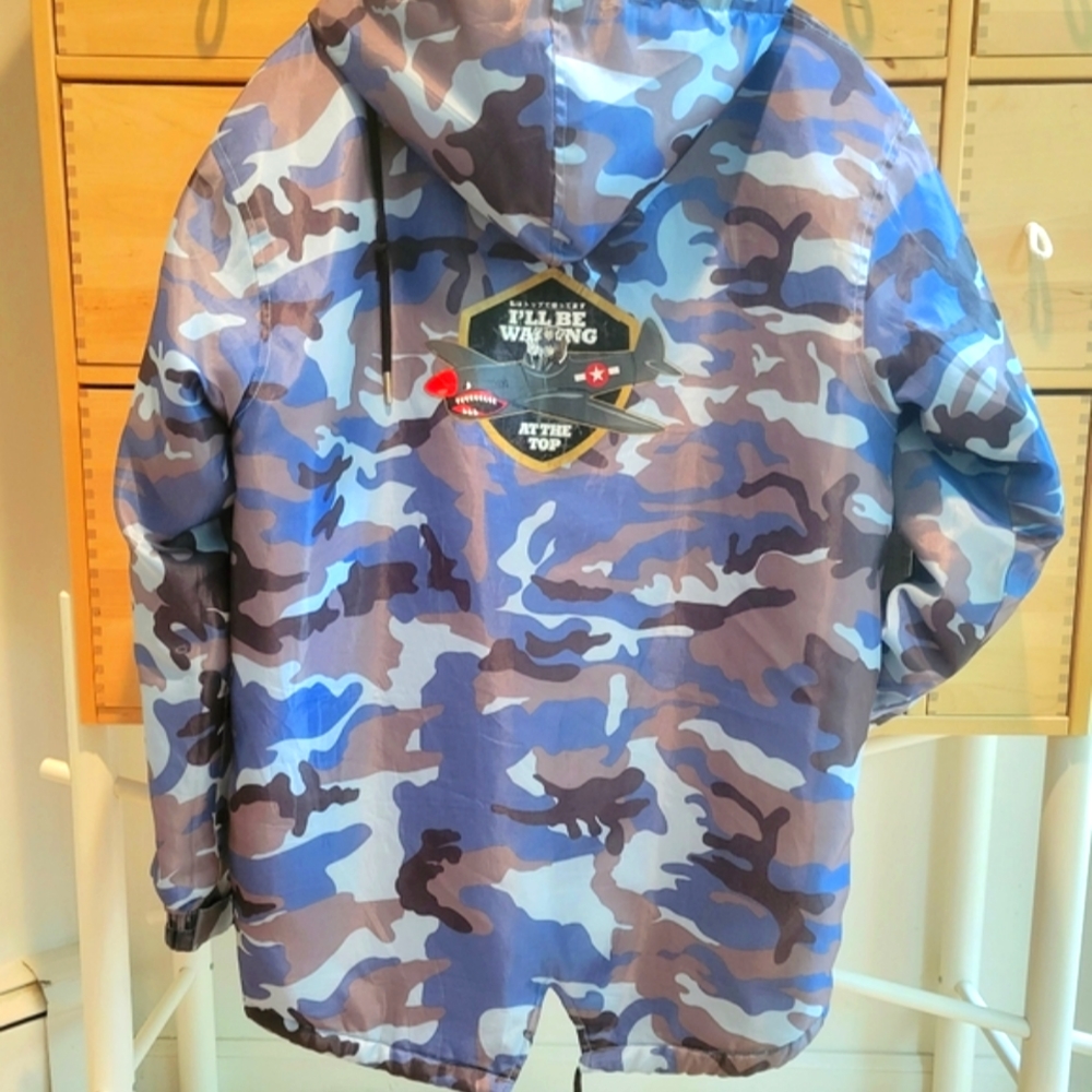 Valeza camo hooded jacket